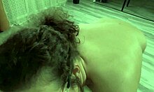 Curly Amateur GF Dominates POV Cock Sucking with Glasses