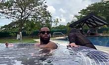 jacuzzi break with kylei ellish, damn hot!!