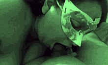 Mexican housewife swings with husband.