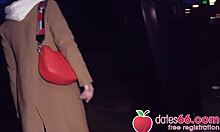 kessie shy banged behind berlin billboard in public!