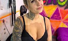 I tricked my stepsister to lick my monster cock and she made me cum fast