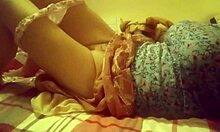 Pee in My Panties Repeatedly in Wild Bedroom Solo