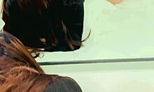 Fucking Wife in Dress, Heels, and Lace Panties