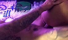 Beating her pussy brakes off with my big tattooed cock in doggystyle 😏