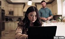 i'm jealous asian teen lulu chu, craving sex, got fucked by slimthick vic after blowjob