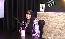 pamela sagaz and tifany rocha in sheer red lingerie swing fun