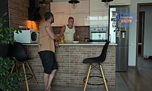 Cheating wife sneaks creampie with best friend behind cuckold’s back