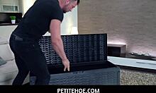 Spoiled teen takes stepdad's cock deep in her ass