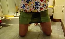 Pee in My Panties Repeatedly in Wild Bedroom Solo