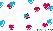 Blonde Pornstars Cherie and Brett Ride a Wild Fuck Machine Together