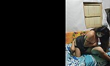 mi hermanastra se sube en mi pecho, quita el calzon y chupa mi pene, yo le chupo la vagina y tiene orgasmos intensos