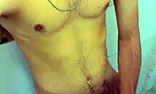 brazilian amateur engages in solo exhibitionist activity in the bathroom with hot sensations