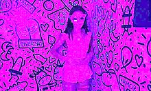 Skinny Girl with Small Waist Gets Interracial Blowjob and Cum in Mouth After School