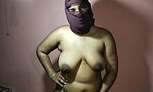 back massage done by stepmom from stepson