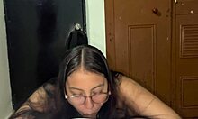 I teach my innocent 18-year-old stepsister to fuck in the kitchen