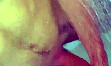 brazilian amateur engages in solo exhibitionist activity in the bathroom with hot sensations