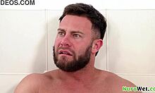 Wow, Two Naughty Sluts Share Dick in Hardcore Nuru Massage Threesome!