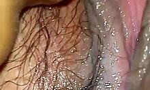 Wow, what a great blowjob my wife got, she's so wet!