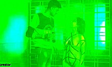 indian cute girl gets drilled by program director after practice in steamy action.