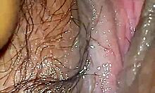 Wow, what a great blowjob my wife got, she's so wet!