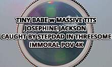 stepdad’s hidden orgy den erupts with josephine jackson’s wild gangbang party