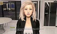 Amateur game involving big tits and playful actions