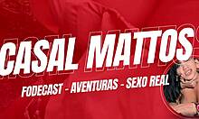 Ninfeta Joins Couple Mattos for Real Menage Sex with Creampie on Novinha! 😜