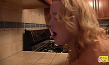 upset busty brunette cheers up banging blonde girlfriend with strapon