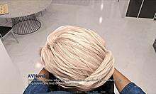 Amateur game involving big tits and playful actions