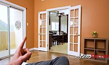 nerdy step daughter with perky tits sucks me off, damn! 😍