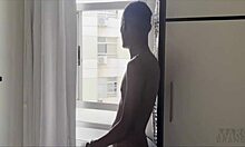 Brunette Gives Perverted Neighbor Chance To Fuck Her Pussy And Ass In Interracial Deepthroat Session