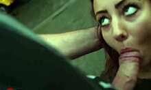 Yo, check this wild outdoor blowbang with a teen swallowing everything! 😜