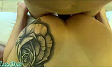 Threesome with Nympho Maid Fucked and Filled with Cum