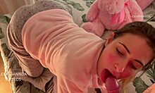 Tuve Sexo Duro con Padrastro! Me Llenó de Semen Más Rápido que Novio!