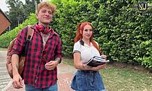 i slammed this cute colombian student hard after class