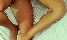 I couldn't hold back and came inside my latina cousin at home