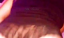 watch mc akira rip her clothes and tease
