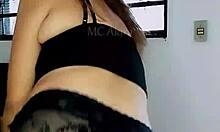 watch mc akira rip her clothes and tease