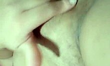 Brazilian amateur cleans vibrator and reaches orgasm in solo session