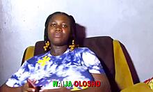 naija olosho - wet sarah opens legs for intense casting moment