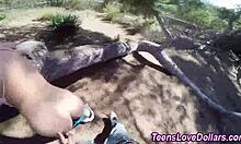 Dude, this POV teen is banging hard for cash in wild outdoor action. It’s pure reality hardcore!