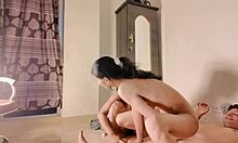 desi swinger husband enjoys wild asian threesome with anal