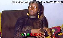 naija olosho - wet sarah opens legs for intense casting moment