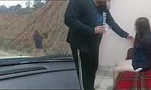 old man offers cash to young mexican girl for dirty fun