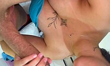 Well-Endowed Man in Intense Session with Young Latina