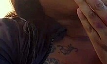 blackvelvet gets caught playing with kitty