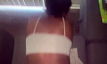 Sneaky Living Room Sex With Big Black Cock.