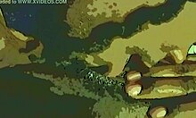 dildo and tongue tag team ebony pussy until wet cum