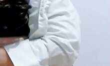 that mexican student's big ass gets wet from orgasm after school, recorded on video.