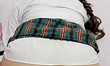 that mexican student's big ass gets wet from orgasm after school, recorded on video.